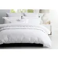 White Waffle Quilt Cover Set - King Single