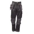 Dewalt Mens Harrison Stretch Multi Pocket Work Trousers (Black/Grey) (40L)