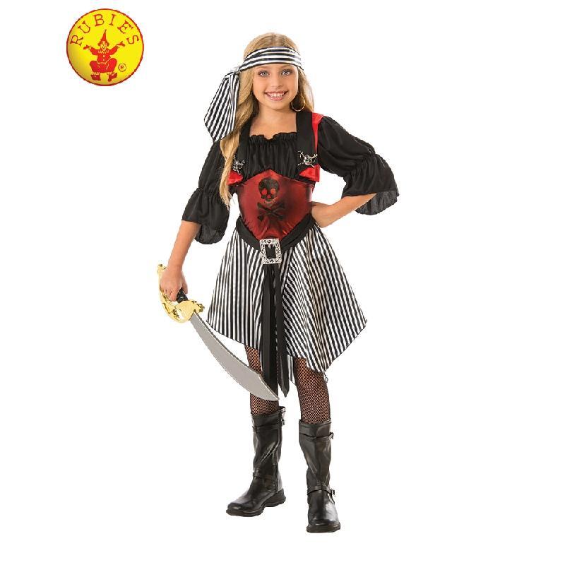 Rubie's Crimson Pirate Kids Halloween Costume Size Medium