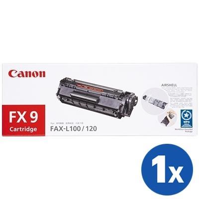 1 x Canon FX-9 FX9 Black Original Toner Cartridge