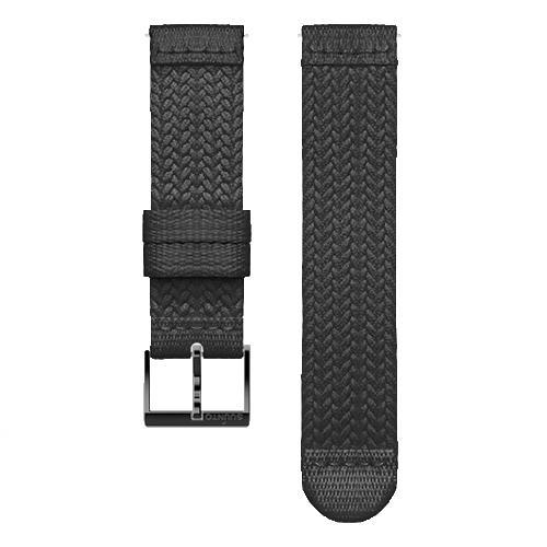 Suunto 20mm Athletic 5 Braided Textile Strap - Black S