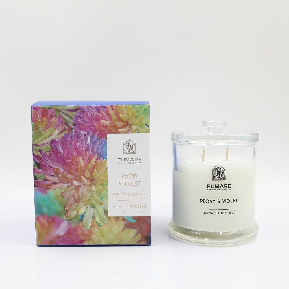 Peony and Violet Candle Fumare 380g