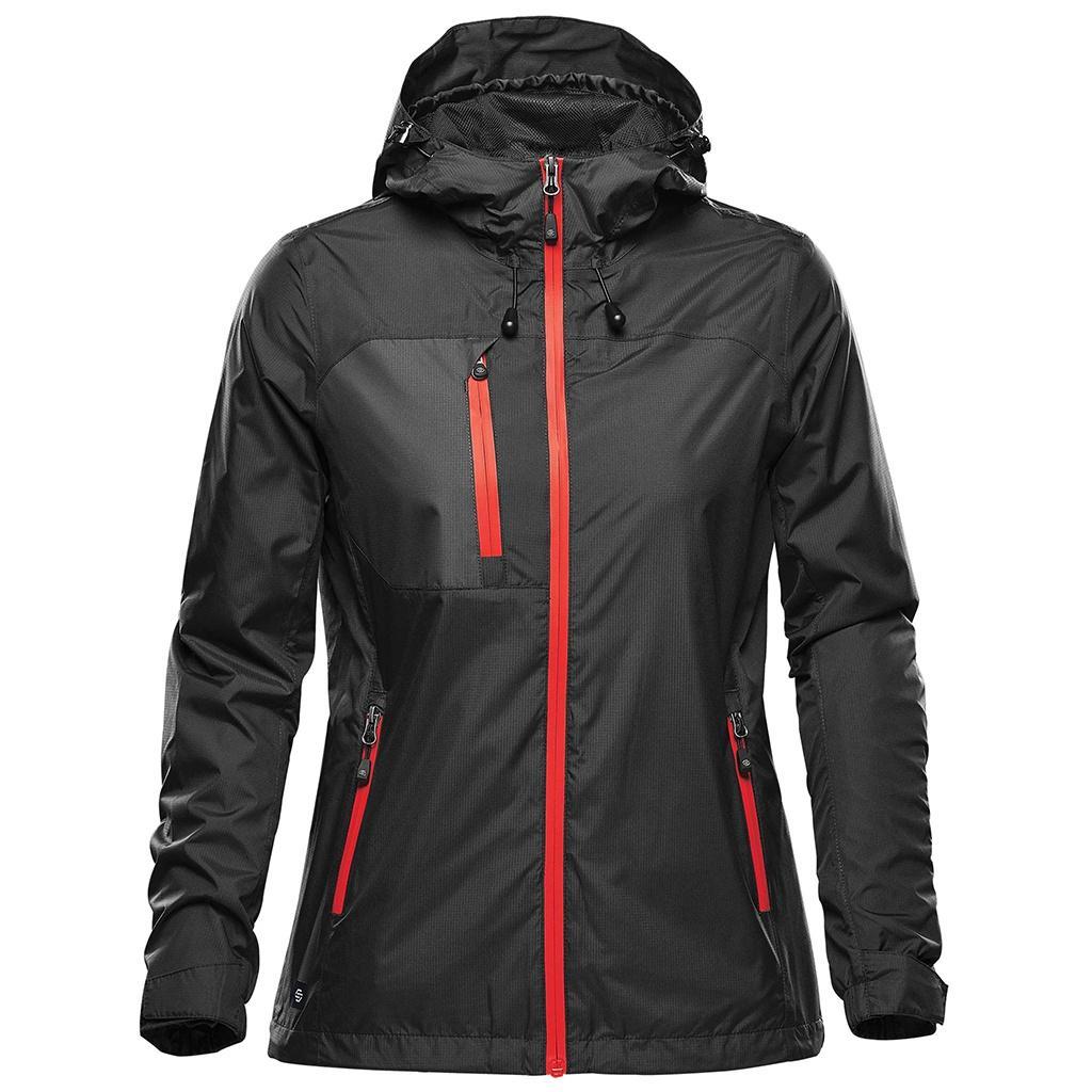Stormtech Womens/Ladies Olympia Soft Shell Jacket (Black/Bright Red) (S)