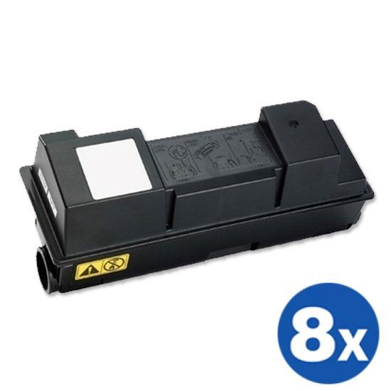 8 x Compatible for TK-354 TK354 Black Toner Cartridge suitable for Kyocera FS-3040MFP, FS-3140MFP, FS-3540MFP, FS-3640MFP, FS-3920DN