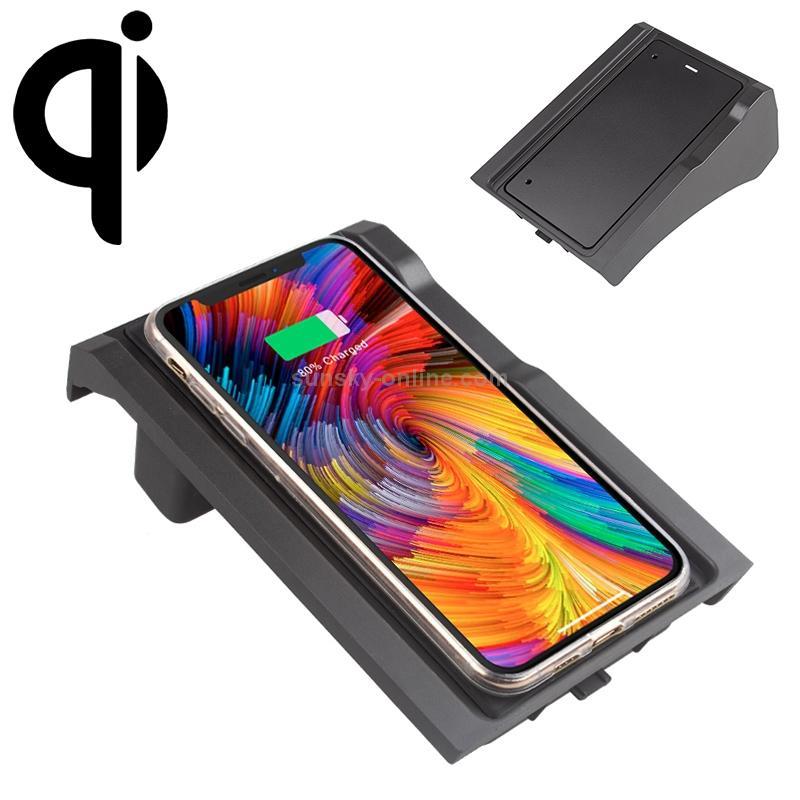 Car Qi Standard Wireless Charger 10W Quick Charging for BMW X5 G05 / X7 G07 2019-2021, Left Driving
