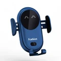 Smart Infrared Sensor Car Wireless Charger Car Holder Mobile Phone Wireless Charger, Colour: Blue (With Suction Cup Bracket)
