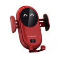 Smart Infrared Sensor Car Wireless Charger Car Holder Mobile Phone Wireless Charger, Colour: Red