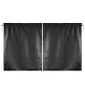 2 PCS 69 x 82cm Automobile Front And Rear Partition Curtain Business Car Air Conditioning Privacy Curtain(black)