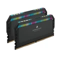 CORSAIR Dominator Platinum RGB 32GB 2x16GB DDR5 UDIMM 6200Mhz C36 1.1V Black Desktop PC Gaming Memory