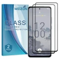[Set of 2] Full Coverage Nokia X30 5G Tempered Glass Crystal Clear Premium 9H HD Screen Protector by MEZON (Nokia X30 5G, 9H Full)