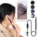 GoodGoods LED Endoscope Otoscope Ear Camera Scope Ear Wax Removal Kit Earwax Clean Remover