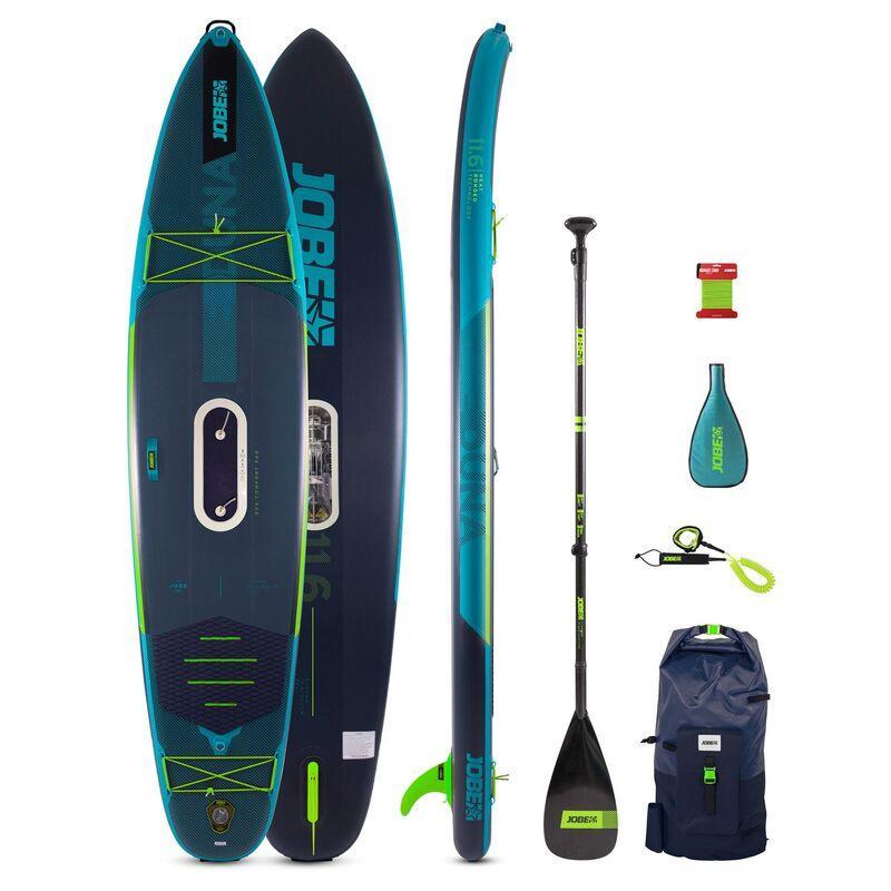 Jobe E-Duna 11.6 Inflatable Paddle Board Package + E-duna Drive ELECTRIC JET SUP Stand Up Paddle Board 488821002