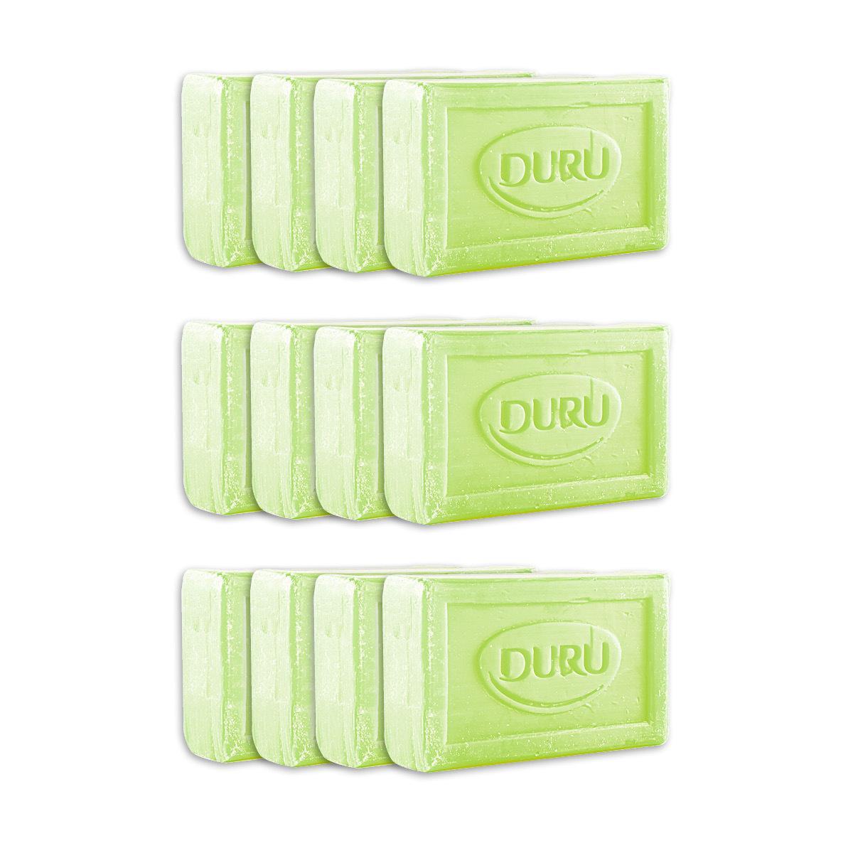Duru 12PK Nourish Body Soap Refreshing Cucumber Natural Herbal Soap 140g