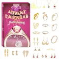 Vicanber Christmas Blind Box Advent Countdown 24 Days Calendar Xmas Jewelry Gifts