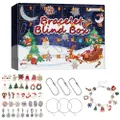 GoodGoods Christmas Advent Calendar Surprise Blind Box 24 Countdown Charms Bracelet Gift