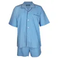 Mens Lynx Size S-7XL Bonnie Blue Short PJS Pyjamas Set (A315050 BBL) [Size: Large]