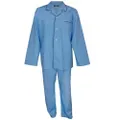 Mens Lynx Size S-7XL Bonnie Blue Long PJS Pyjamas Set (A335050 BBL) [Size: Small]