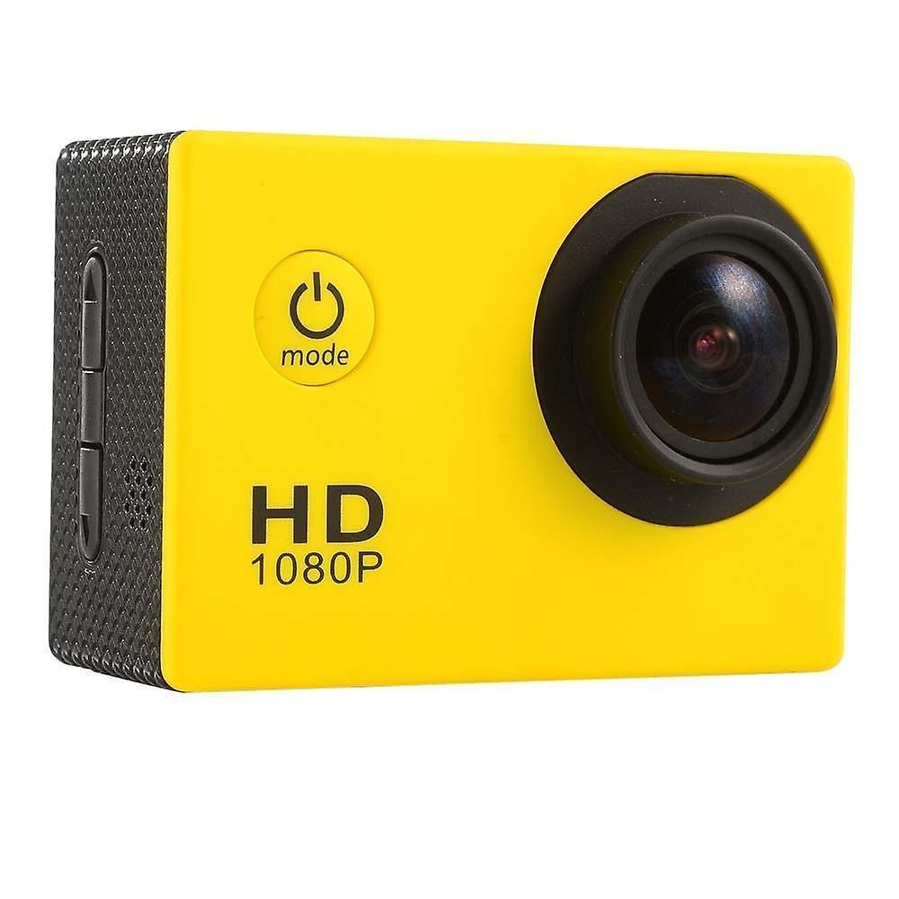 Sports Cam Full HD 1080p With accessories-yellow