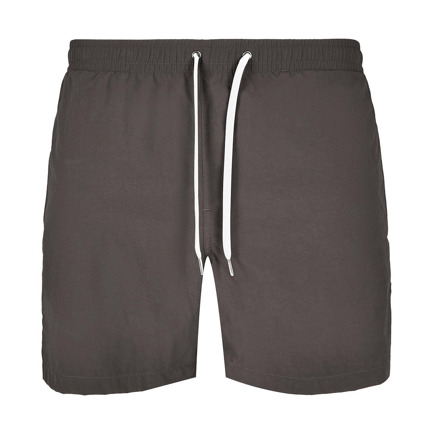Build Your Brand Mens Swim Shorts (Dark Shadow) (XL)