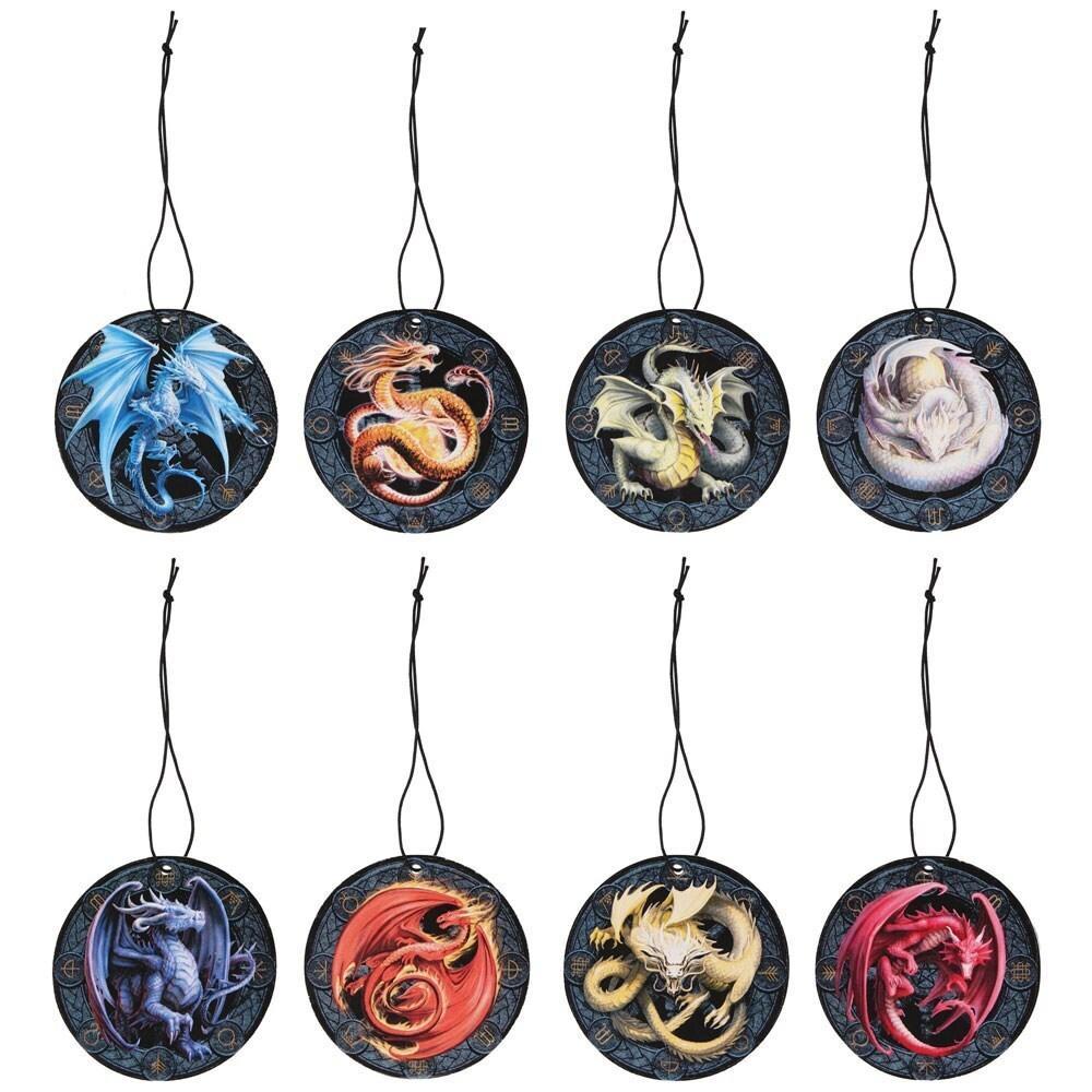 Anne Stokes Dragons of the Sabbats Air Freshener (Pack of 8) (Multicoloured) (19cm x 7.5cm x 1.5cm)