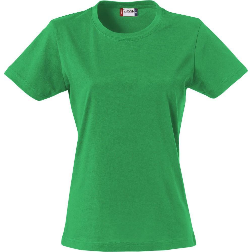 Clique Womens/Ladies Plain T-Shirt (Apple Green) (M)