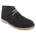 Roamers Adults Unisex Real Suede Unlined Desert Boots (Navy) (9 UK)