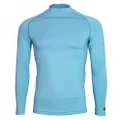 Rhino Mens Thermal Underwear Long Sleeve Base Layer Vest Top (Light Blue) (S/M)
