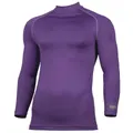 Rhino Mens Thermal Underwear Long Sleeve Base Layer Vest Top (Purple) (2XL)