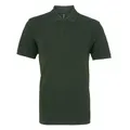 Asquith & Fox Mens Plain Short Sleeve Polo Shirt (Bottle) (3XL)