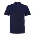 Asquith & Fox Mens Plain Short Sleeve Polo Shirt (Navy) (5XL)