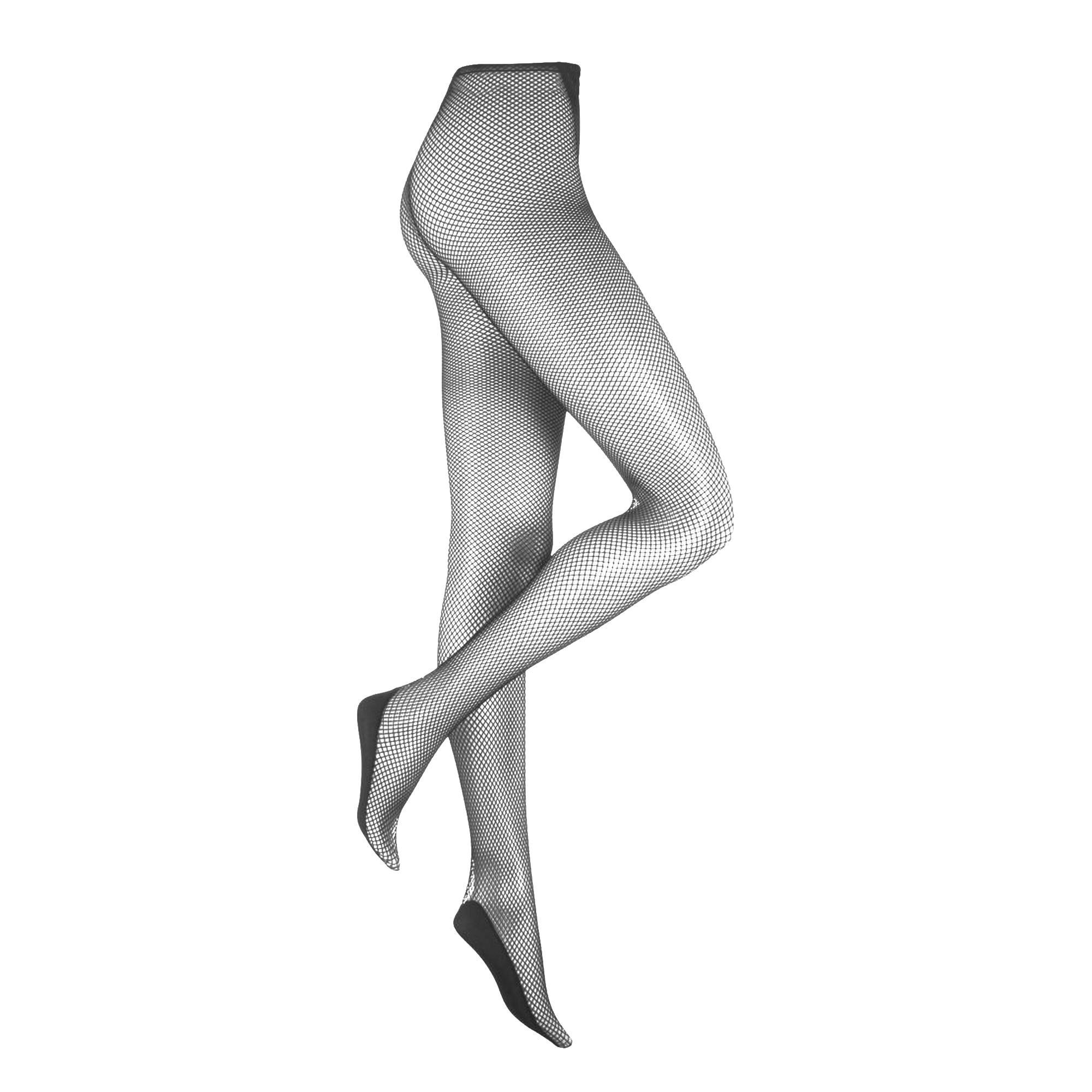 Silky Womens/Ladies Dance Professional Fishnet Tights (1 Pair) (Black) (Medium (5ft-5ft8”))