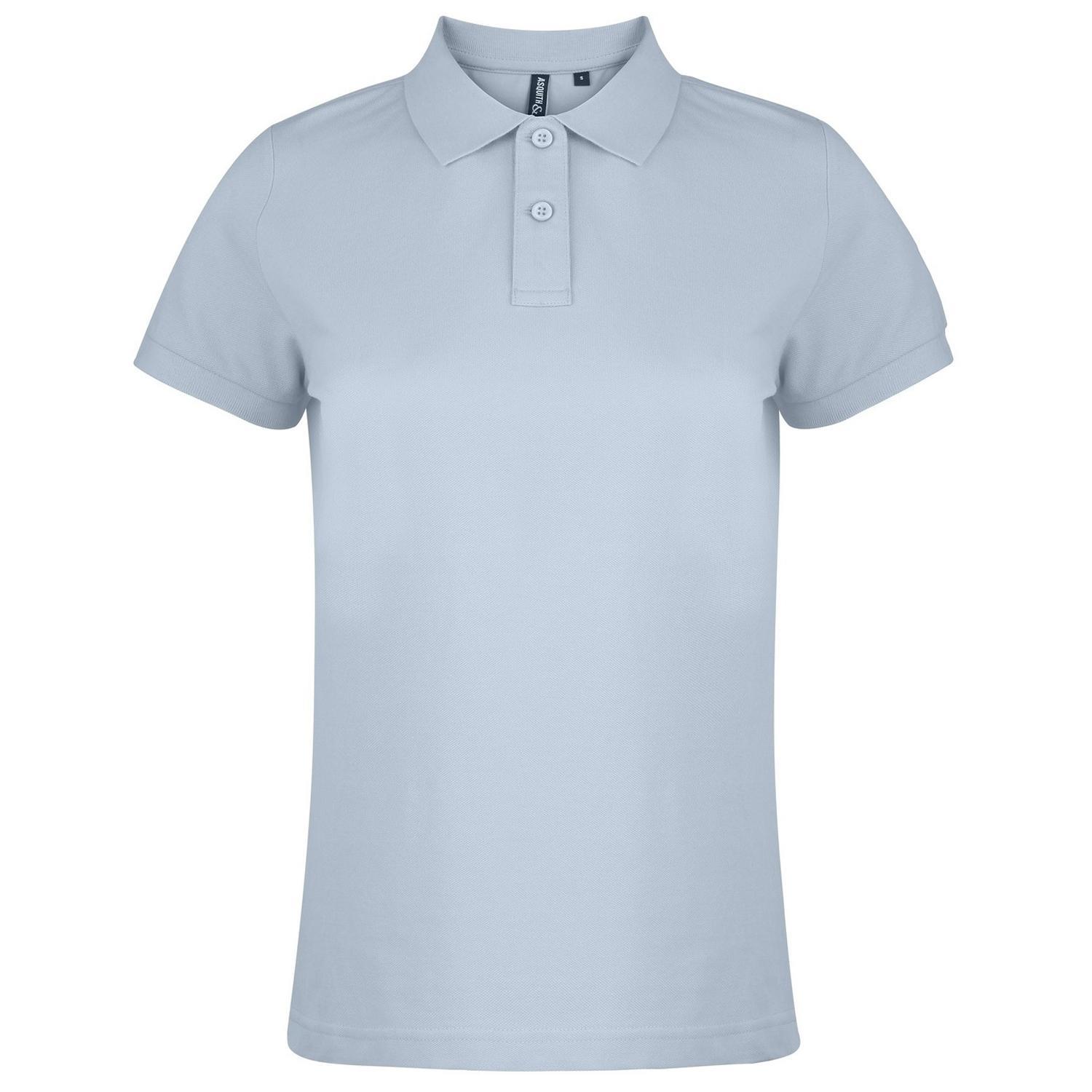 Asquith & Fox Womens/Ladies Plain Short Sleeve Polo Shirt (Turquoise) (L)