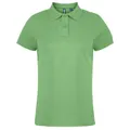 Asquith & Fox Womens/Ladies Plain Short Sleeve Polo Shirt (Lime) (XS)
