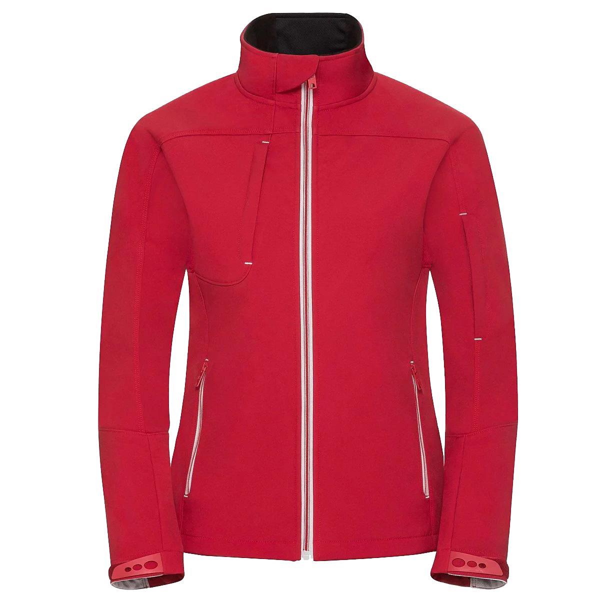 Russell Women/Ladies Bionic Softshell Jacket (Classic Red) (3XL)