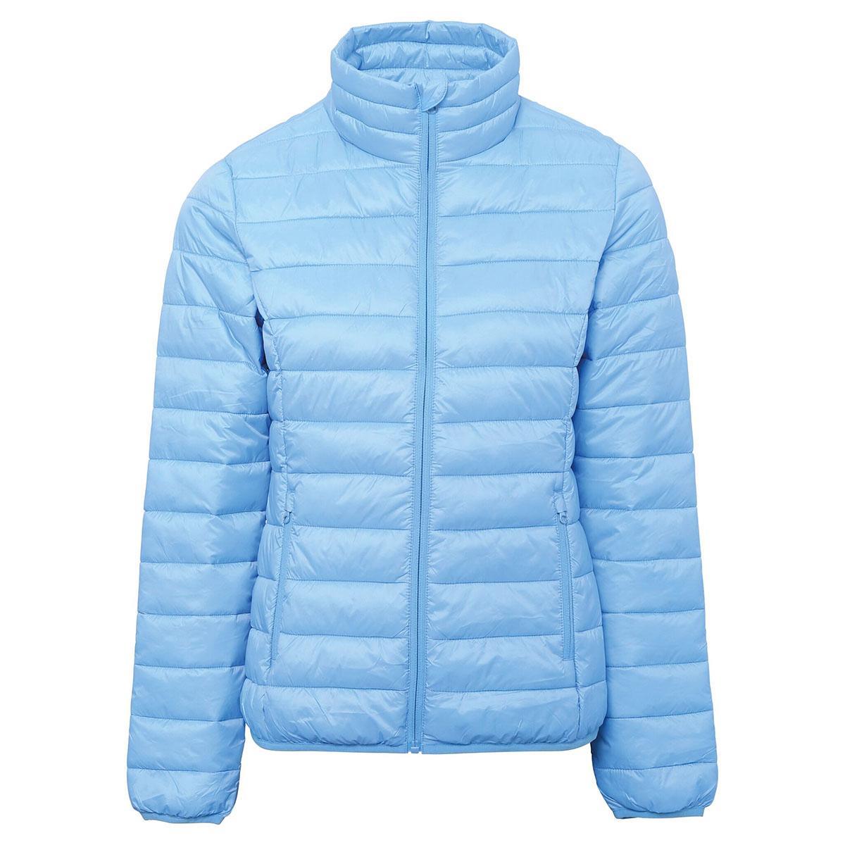 2786 Womens/Ladies Terrain Long Sleeves Padded Jacket (Winter Sky) (S)