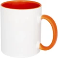 Bullet Pix Sublimation Colour Pop Ceramic Mug (Orange) (One Size)