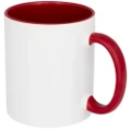 Bullet Pix Sublimation Colour Pop Ceramic Mug (Red) (One Size)