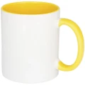 Bullet Pix Sublimation Colour Pop Ceramic Mug (Yellow) (One Size)