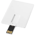 Bullet Slim Card USB Stick (White) (2GB)