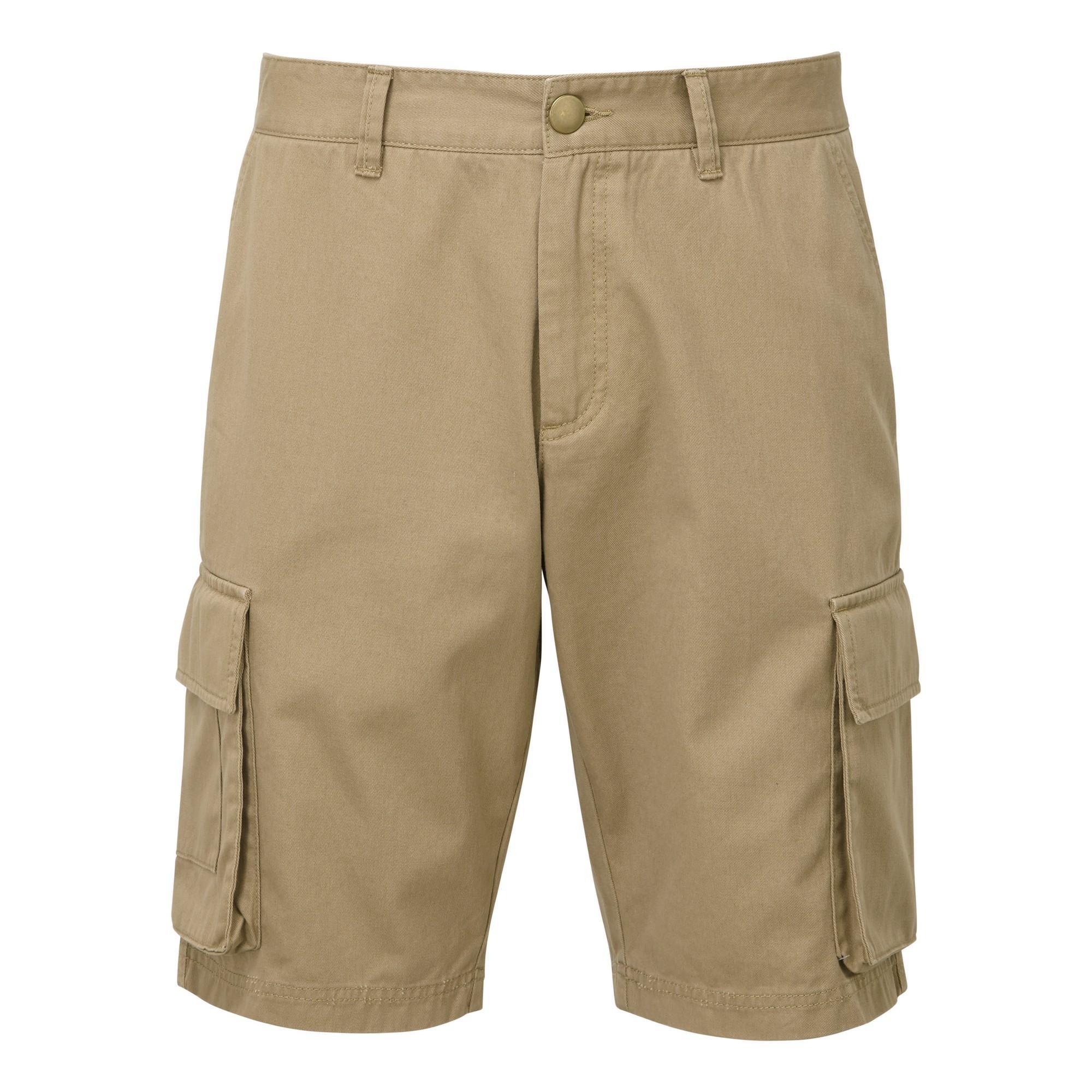 Asquith & Fox Mens Cargo Shorts (Khaki) (S)
