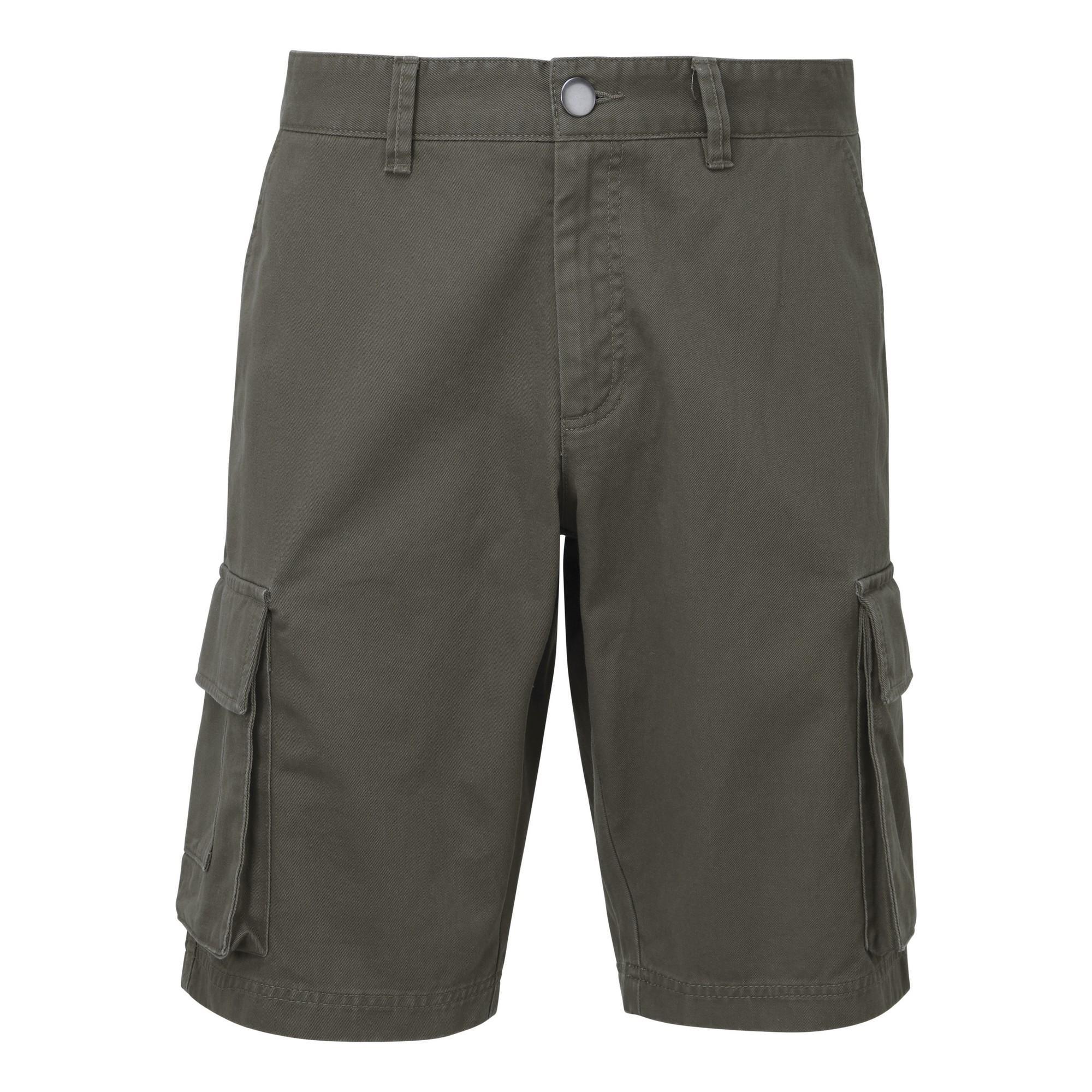 Asquith & Fox Mens Cargo Shorts (Slate) (L)