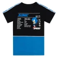 Sonic The Hedgehog Boys Gaming Statistics T-Shirt (Black/Blue/White) (13-14 Years)