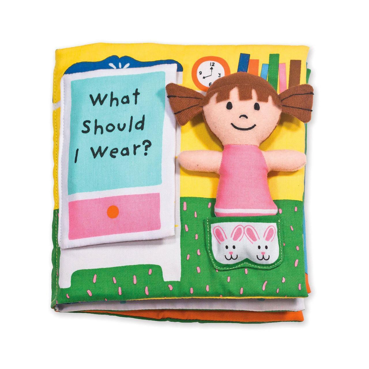 K's Kids Soft Activity Baby Book - What Should I Wear?