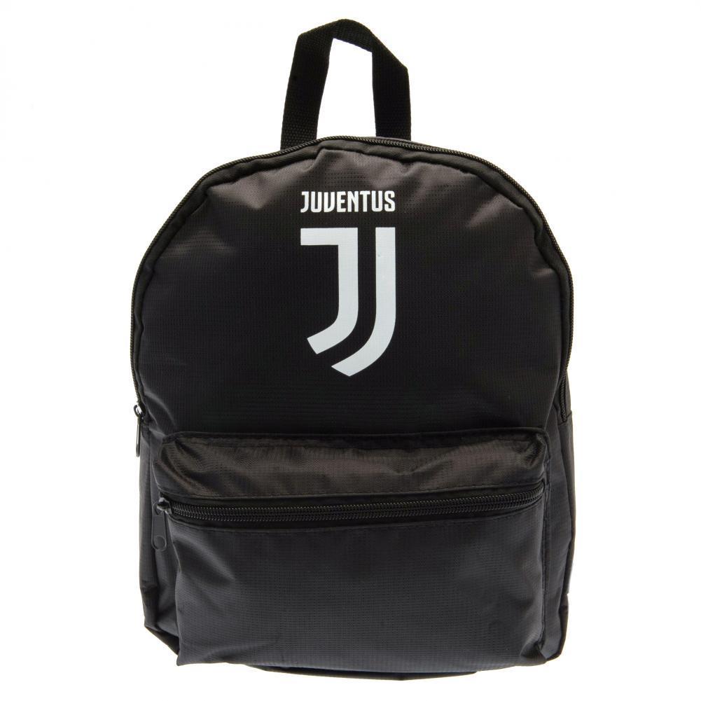 Juventus FC Childrens/Kids Backpack (Black) (One Size)