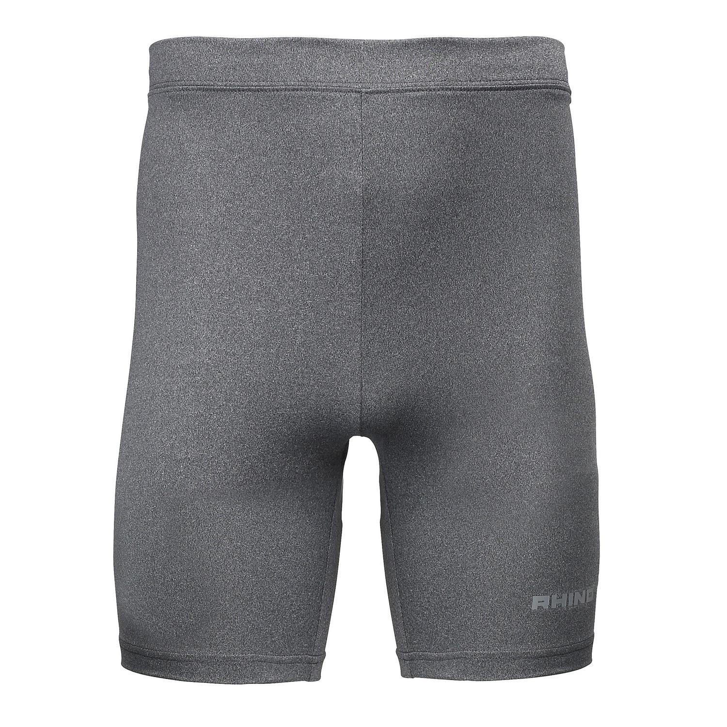 Rhino Childrens Boys Thermal Underwear Sports Base Layer Shorts (Heather Grey) (SY-MY)