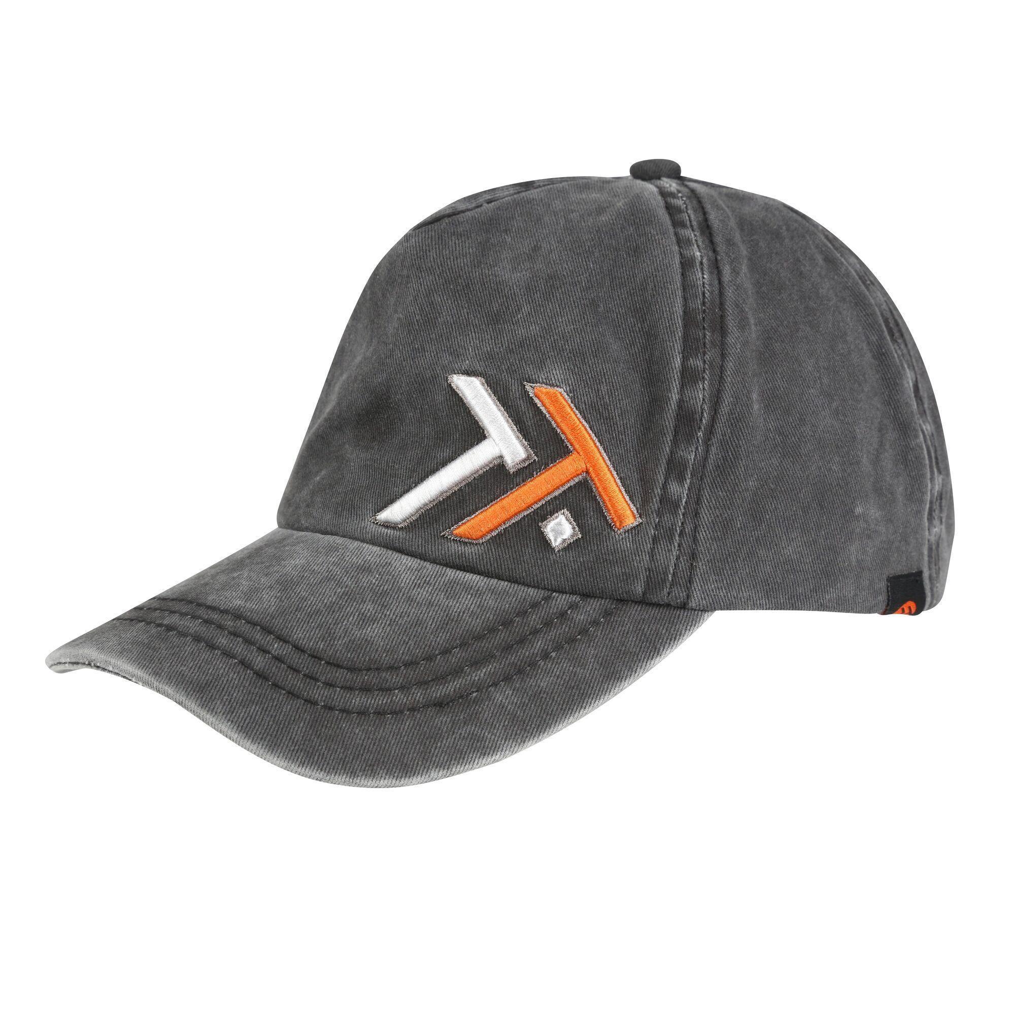 Regatta Mens Tactical Baseball Cap (Black/Magma Orange) (One Size)