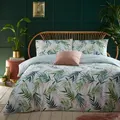Furn Bali Palm Duvet Cover Set (Green/White) (King)