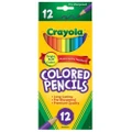 12PK Crayola Full Sized Coloured Pencils Drawing Colouring Arts/Crafts Kids 3y+