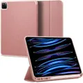 SPIGEN iPad Pro 11 2022/2021/2020/2018 (M1/M2/4th/3rd/2rd/1st Gen) Case, Genuine SPIGEN Urban Fit Fabric Flip Stand Cover for Apple - Rose Gold