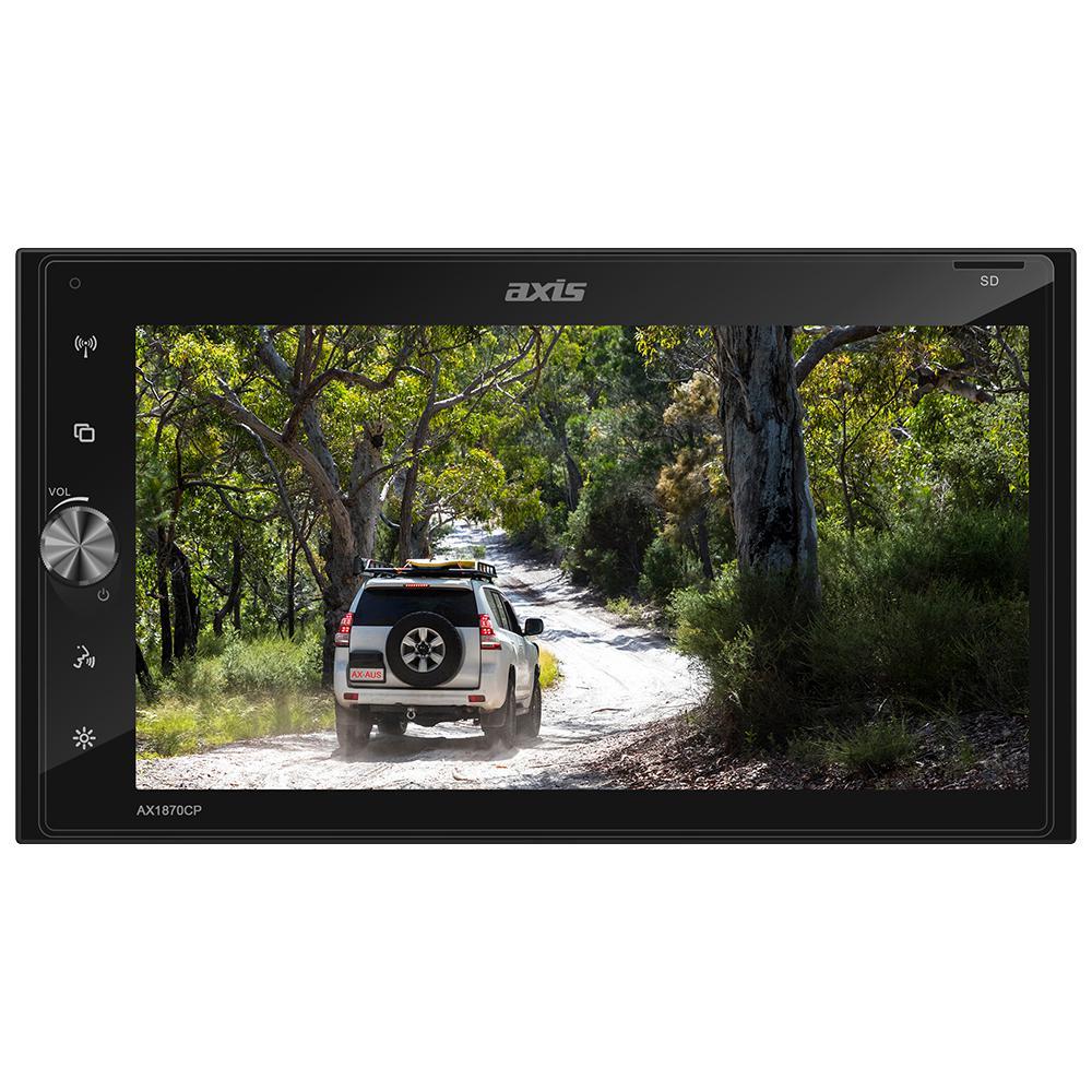 AXIS - AX1870CP 6.8” Mechless 2-DIN Head Unit with CARPLAY